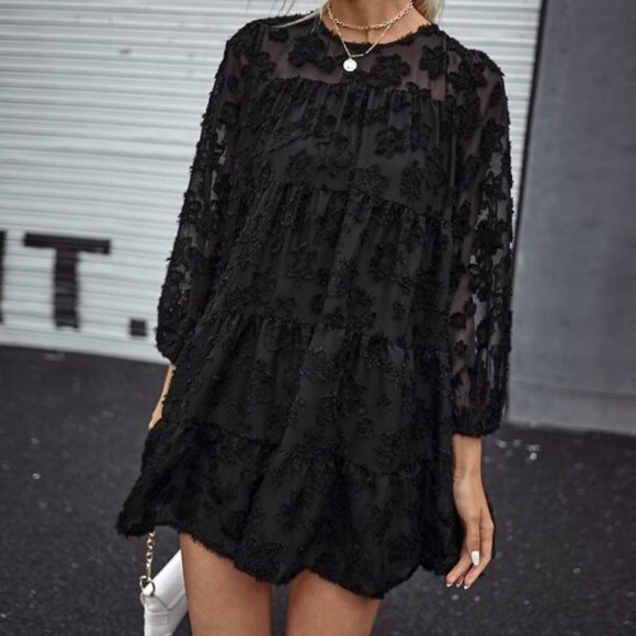 MODA ME COUTURE Dresses & Skirts - Classic Long Sleeved Mini Dress